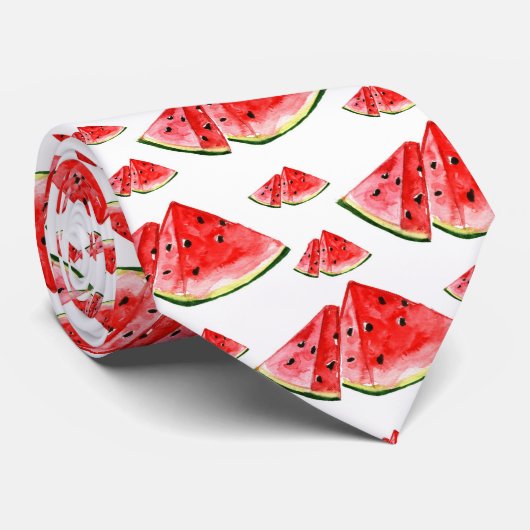 cool gefliester Wassermelone Krawatte (Gerollt)