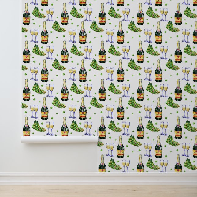 Cool gefliester Weinkeller Tapete (Anwendung)