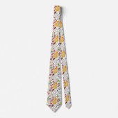 cool gefliestes Pizzaprinzip Krawatte (Vorderseite)