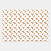 cool gefliestes Pizzas-Party Geschenkpapier Set (Vorderseite 2)