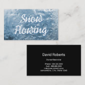 Cool gefroren visitenkarte (Vorne/Hinten)