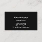 Cool gefroren visitenkarte (Rückseite)