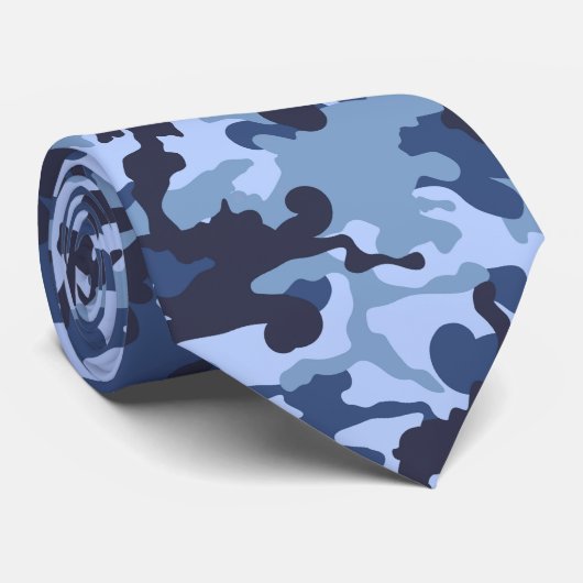 cool gekachelte Camouflage Krawatte (Gerollt)