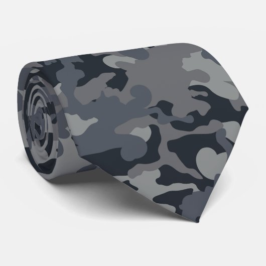 cool gekachelte Camouflage Krawatte (Gerollt)