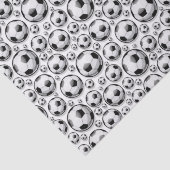 Cool gekachelte Fußballsportfans Seidenpapier (Detail)