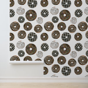 Cool gekacheltes Donusmuster Tapete