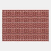 cool gekacheltes ethnisches Muster Geschenkpapier Set (Vorderseite 3)