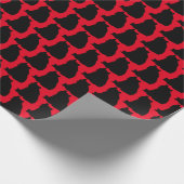 cool gekacheltes Party Geschenkpapier (Ecke)