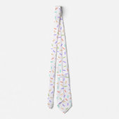 cool gekacheltes Sprinkmuster Krawatte (Rückseite)