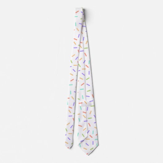 cool gekacheltes Sprinkmuster Krawatte (Rückseite)