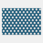 cool gekacheltes Volleyballsportmuster Geschenkpapier Set (Vorderseite 3)