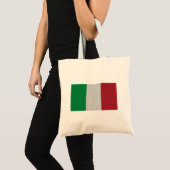 Cool geknetete italienische Flag Tote Bag Tragetasche (Vorderseite (Produkt))