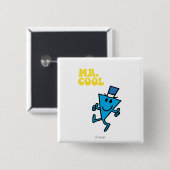 Cool | Gelbe Buchstaben Button (Vorne & Hinten)