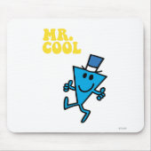 Cool | Gelbe Buchstaben Mousepad (Vorne)