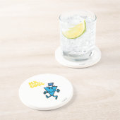 Cool | Gelbe Buchstaben Untersetzer (Seite)