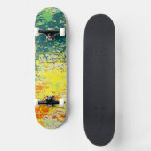 Cool-Gelborange Orange gestrichen Skateboard (Vorderseite)