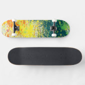 Cool-Gelborange Orange gestrichen Skateboard (Horizontal)