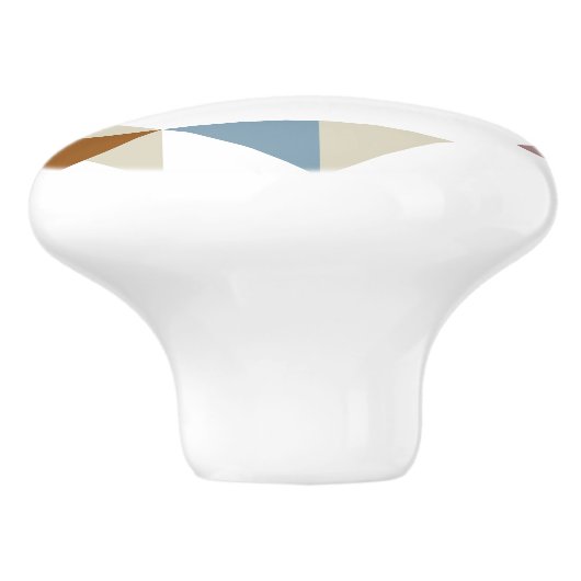 Cool Geometric Cabinet Knob Keramikknauf (Seitenansicht)