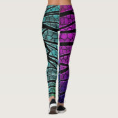 Cool geometrisch - Leggings (Rückseite)