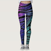 Cool geometrisch    - Leggings (Vorderseite)