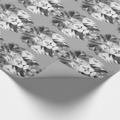 Cool geometrischer Lötkopf Geschenkpapier (Ecke)