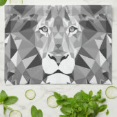 Cool geometrischer Lötkopf Geschirrtuch (Gefaltet)