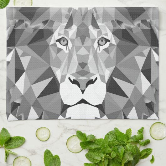 Cool geometrischer Lötkopf Geschirrtuch (Gefaltet)