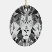 Cool geometrischer Lötkopf Keramik Ornament (Rechts)