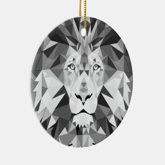 Cool geometrischer Lötkopf Keramik Ornament (Rechts)