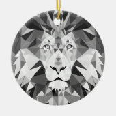 Cool geometrischer Lötkopf Keramik Ornament (Vorne)