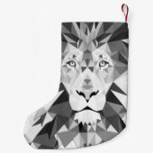 Cool geometrischer Lötkopf Kleiner Weihnachtsstrumpf (Rückseite)