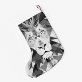 Cool geometrischer Lötkopf Kleiner Weihnachtsstrumpf (Rückseite (Hängend))