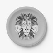 Cool geometrischer Lötkopf Pappteller (Vorderseite)