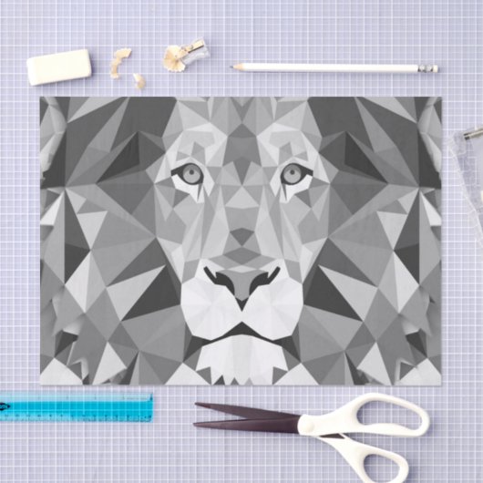 Cool geometrischer Lötkopf Seidenpapier (Handwerk)