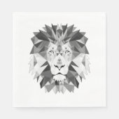 Cool geometrischer Lötkopf Serviette (Vorderseite)