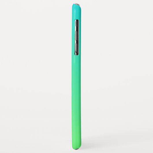 Cool Geometrisches Monogramm | Blue & Lime Green O Case-Mate iPhone Hülle (Hinten/Links)