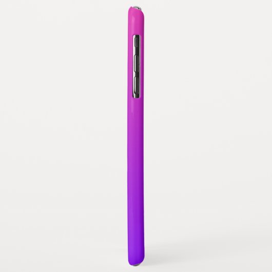 Cool Geometrisches Monogramm | Magenta Lila Violet Case-Mate iPhone Hülle (Hinten/Links)