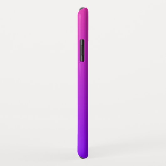 Cool Geometrisches Monogramm | Magenta Lila Violet Case-Mate iPhone Hülle (Hinten/Rechts)