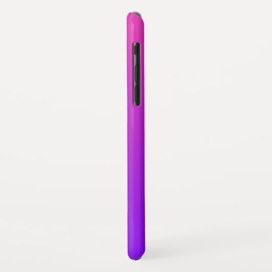 Cool Geometrisches Monogramm | Magenta Lila Violet Case-Mate iPhone Hülle (Hinten/Links)