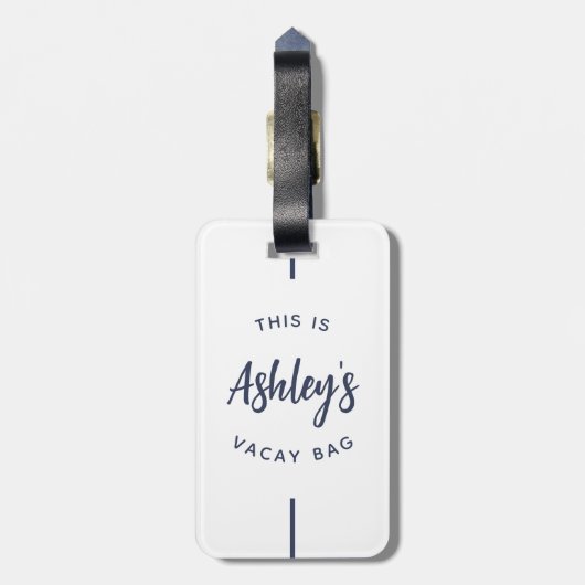 Cool Gepäckanhänger (Rückseite vertikal)