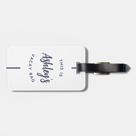 Cool Gepäckanhänger (Rückseite horizontal)