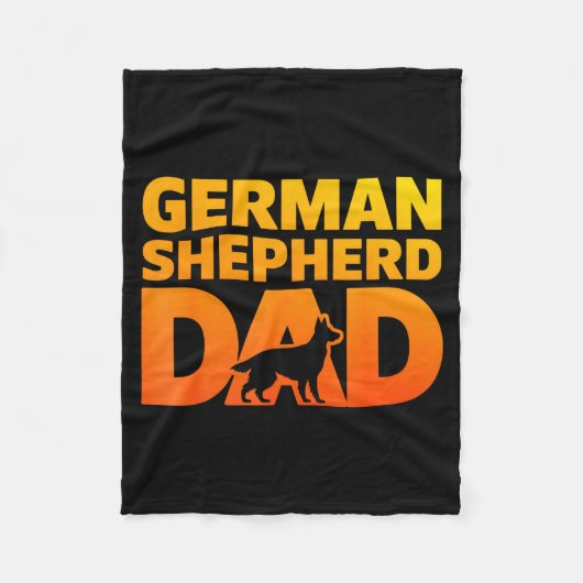 Cool German Shepherd Design For Men Boys Dog Lover Fleecedecke (Vorderseite)