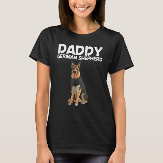 Cool German Shepherd For Men Dad GSD Dog  K9 Owner T-Shirt (Vorderseite)