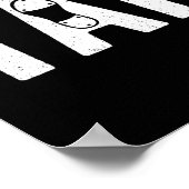 Cool Gestochen Tanz für Männer Frauen Stich Tänzer Poster (Ecke)