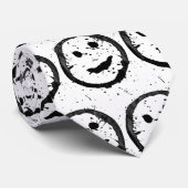 Cool Gestohlener Happy Lächelndes Gesichtsmuster w Krawatte (Gerollt)