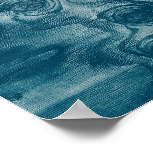 Cool gestrichene Holzkörnerkunst Poster (Ecke)