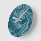Cool gestrichene Holzkörnerkunst Runde Wanduhr (Winkel)