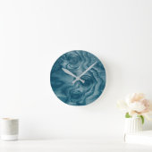 Cool gestrichene Holzkörnerkunst Runde Wanduhr (Zuhause)