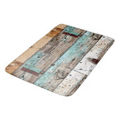 Cool gestrichenes Holz Badematte (Schrägansicht)