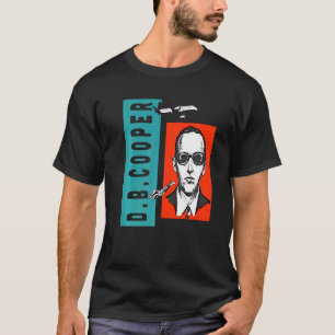 Cool Gewollt D B Cooper Sketch Cryptid Urban Legen T-Shirt